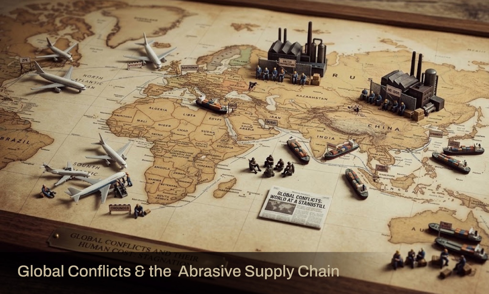 How Global Conflicts Impact the Abrasive Industry and Industrial Supply Chains