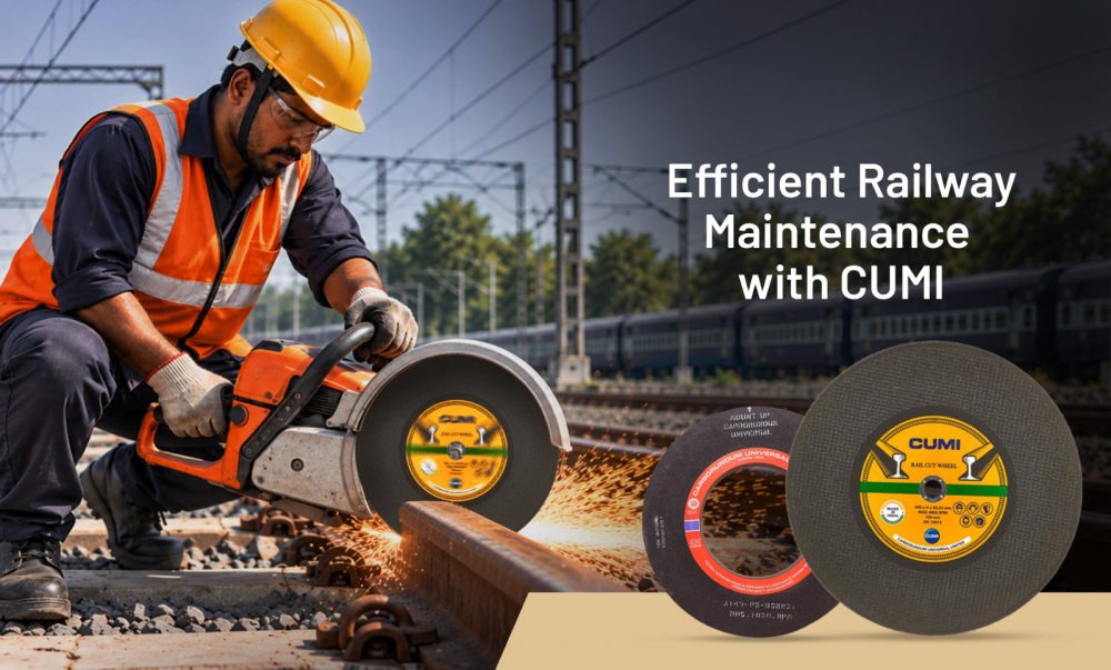 CUMI Rail Cutting & Snagging Wheels for Railway Maintenance